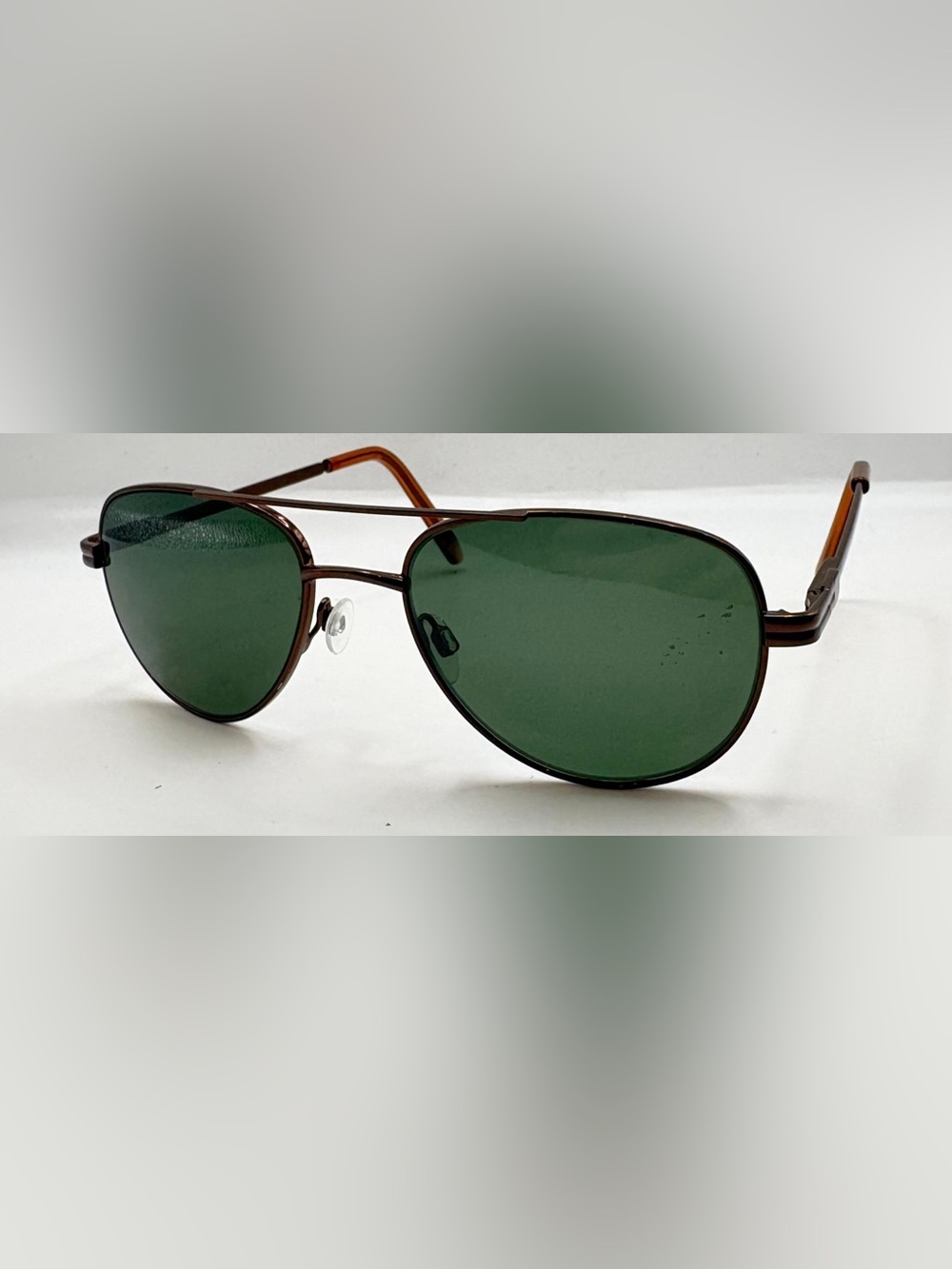 SRO S636 Brown Pilot Metal Sunglasses Frames Only - Picture 2 of 8